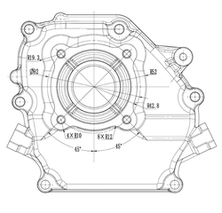 Motor čtyřtaktní ZONGSHEN GB200 196cc hřídel 20 mm