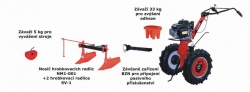 Nosič hrobkovacích radlic NM1-001 + 2 hrobkovací