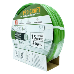 Hadice zahradní zelená 3/4" 15 m