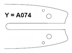 Lišta vodící 3/8" 1,3 mm 44 čl PRO.TOP