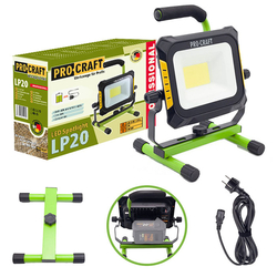 LED reflektor aku/220V LP20 bez akumulátoru a nabíječky
