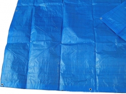 Plachta s oky 2 m x 3 m modrá